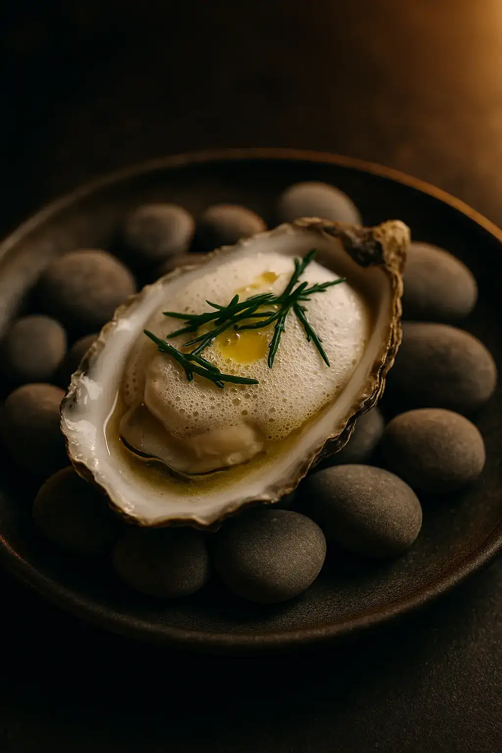 Oyster & Champagne Foam