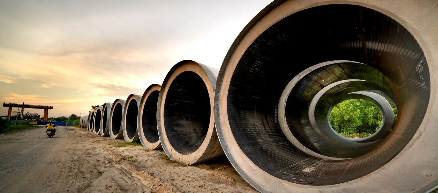 Mainline Drain & Sewer — large-diameter sewer and drainage line