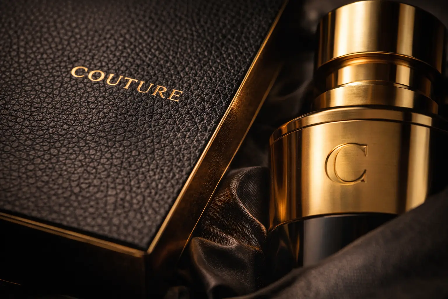 High-end packaging and texture close-up