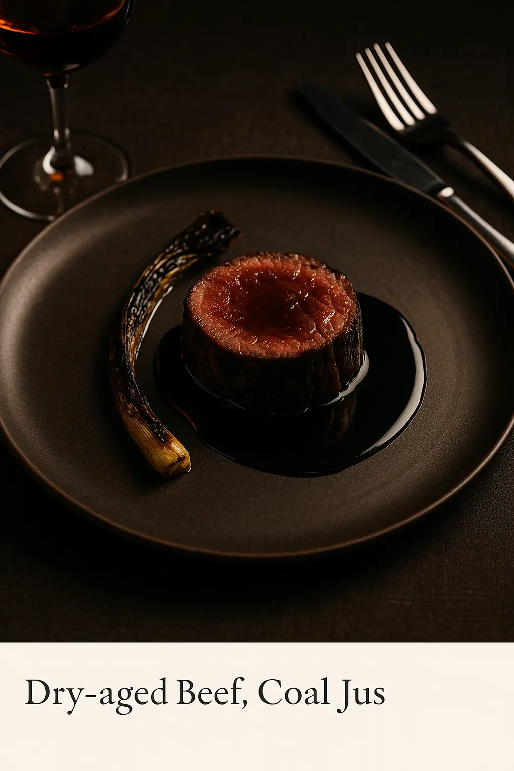 Dry-aged Beef & Coal Jus