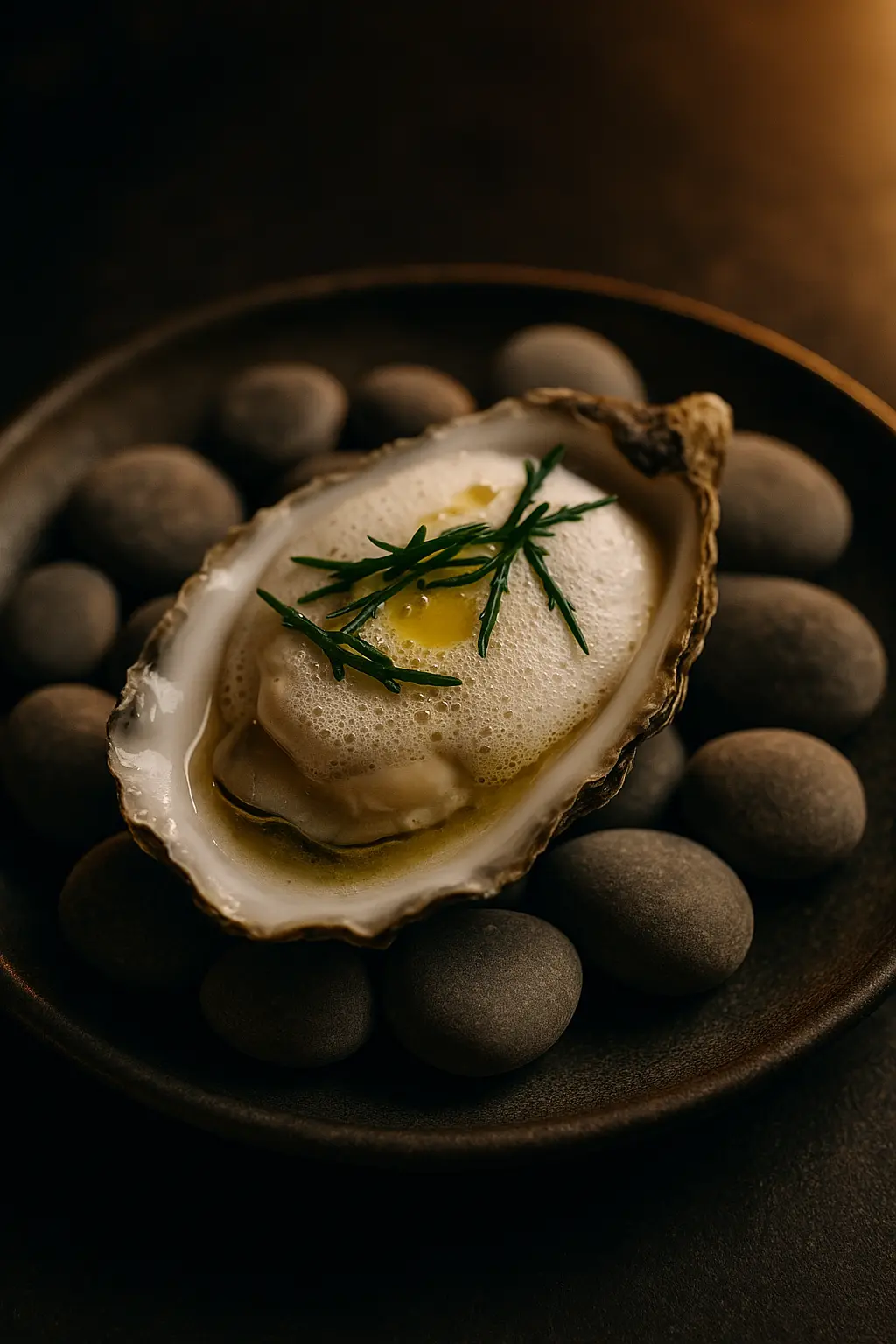 Oyster & Champagne Foam