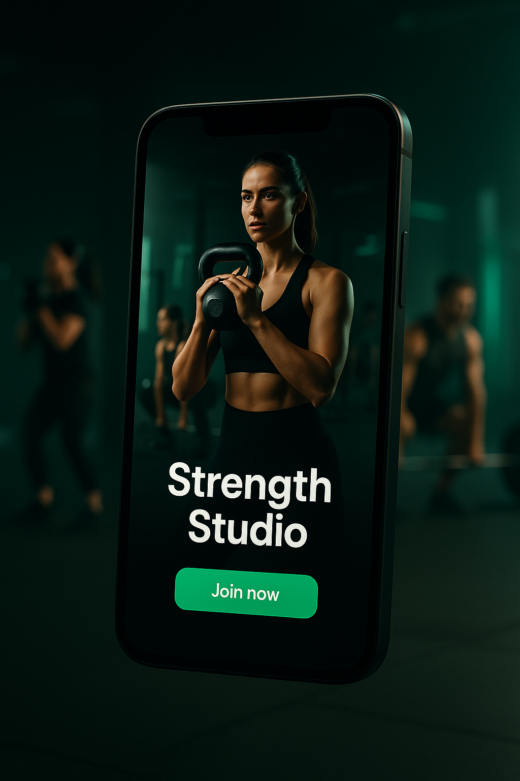 Fitness and gym website style preview